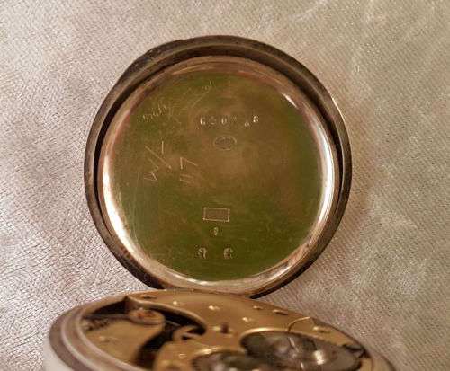 Antique Sterling Silver The Victor Lever J.G.Graves Sheffield Swiss made Pocket watch ..not running