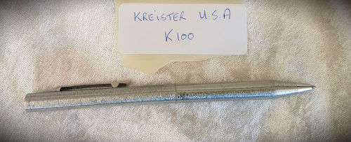 Vintage Kreisler K100 Ballpoint Pen-USA - Ink still Ok