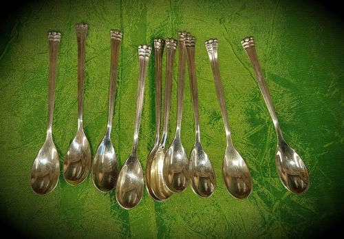 10  Vintage GERO (90)  spoons in Origanal GERO box