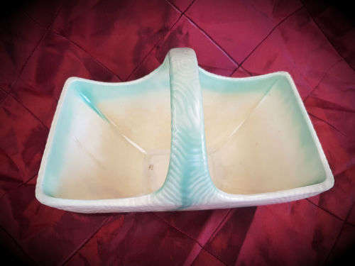Vintage Stylac Porcelain Bowl 170x252x160mm- Handle has a crack - Repaired - England