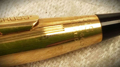 Pair of Vintage Cross 1/20 10 kt rolled gold pens Made in Ireland - No Refils