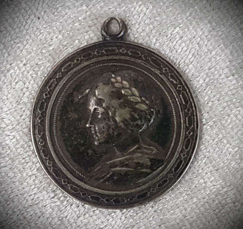 Antique .800 Silver Pendant 6gram -15mm