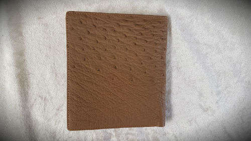 AS New-  Genuine Ostrich Leather Wallet -Fly SAA -Vlieg SAL -never been Used