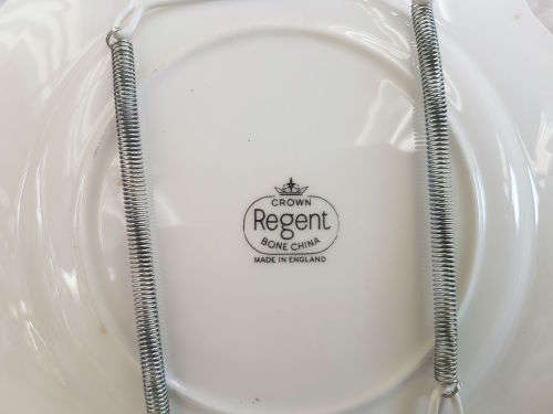 Vintage Crown Regent Bone China plate Made in England 157mm