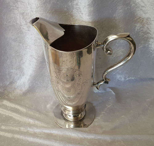 Beautiful Large Elweco EPNS Jug Trophy presented To JHB Mayor 1980- 278x220x115mm