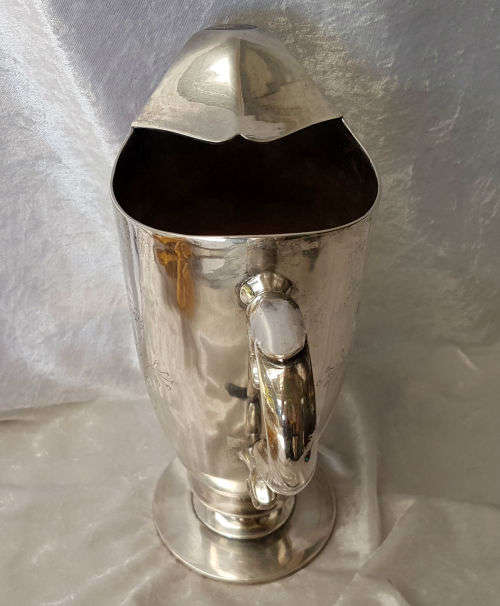 Beautiful Large Elweco EPNS Jug Trophy presented To JHB Mayor 1980- 278x220x115mm