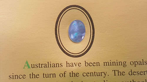 Genuine australian OPAL TRIPLET 8x6mm
