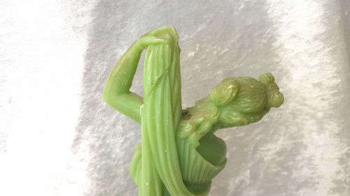 Unknown Statue/  Figurine  260x80mm makers name unreadable might have been repaired see description