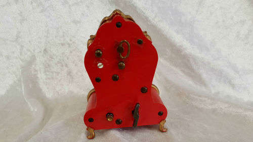 Vintage Uhrex Musical Alarm Mantel Clock (Made In Germany) not Running-alarm is working