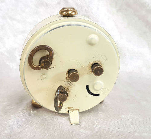 Vintage Mauthe Liliput clock - Made in Germany -Not running but alarm is working - 70x60x36mm