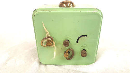 Vintage Marksman Foreign alarm clock- Made in Germany working - 75x70x40mm