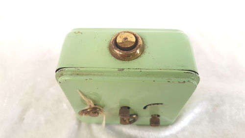 Vintage Marksman Foreign alarm clock- Made in Germany working - 75x70x40mm