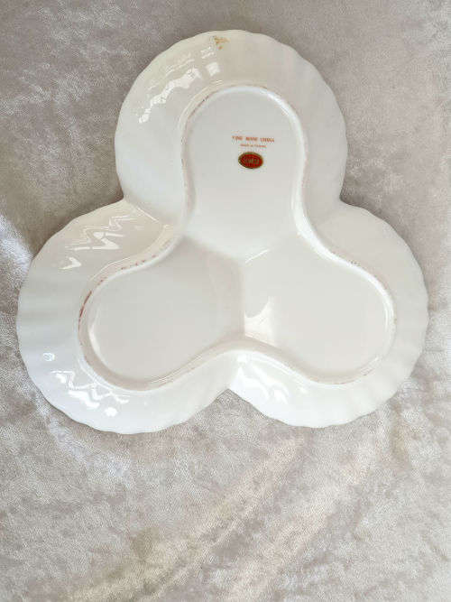 Vintage Elweco Fine Bone China Tray -Taiwan-210x210mm