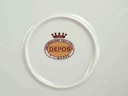 Vintage T.Limoges DEPOS Decorative Plate 193mm
