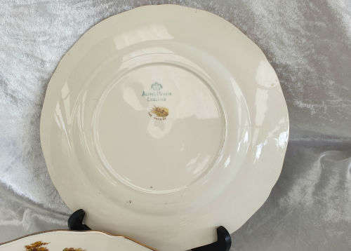 6 x 1950's Alfred Meakin "THE HAYRIDE " Pattern Dinner Plates -255mm