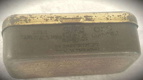 Vintage Rare Collectable OXO Cube Tin By appointment to late King George VI 1950's