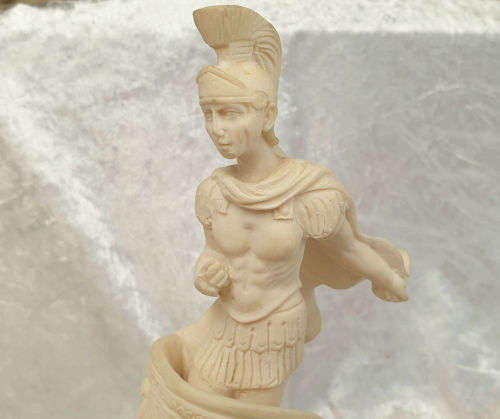 Roman Horse and Chariot -stamped A.H Arta Fina made of Resin 220x238x90mm