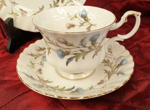 Vintage Royal Albert Bone China BRIGADOON Trio -Mint Condition-3 available