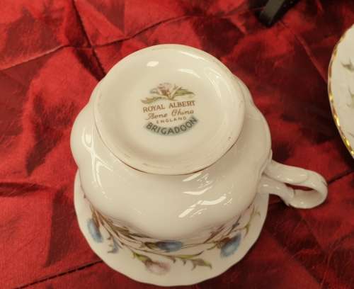 Vintage Royal Albert Bone China BRIGADOON Trio -Mint Condition-3 available