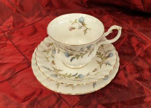 Vintage Royal Albert Bone China BRIGADOON Trio -Mint Condition-3 available