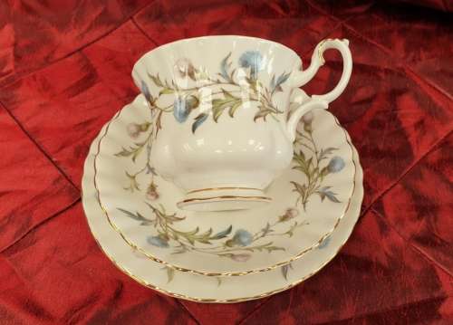 Vintage Royal Albert Bone China BRIGADOON Trio -Mint Condition-3 available