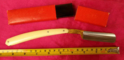 Rare Vintage GEVOSA 204 Razor Extra Hollow Ground Made in Solingen Germany -never been Used still in