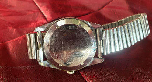 Vintage Rotary incabloc Swiss 17 Jewels Mens watch - working German strap