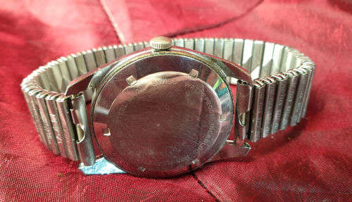 Vintage Rotary incabloc Swiss 17 Jewels Mens watch - working German strap