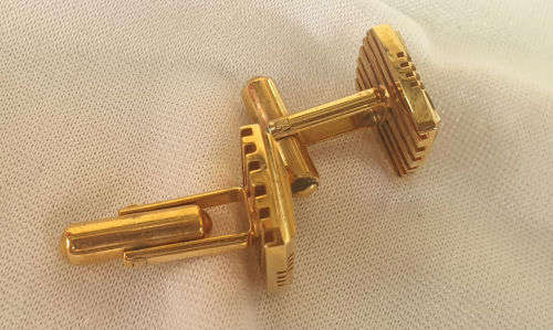 22kt Gold Plated Cufflinks in Box