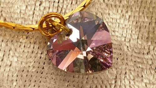 3 pc Swarovski Crystal Jewelry set - 2 x Necklaces and a Bracelet -Boxed