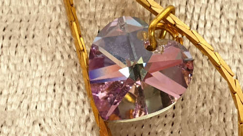 3 pc Swarovski Crystal Jewelry set - 2 x Necklaces and a Bracelet -Boxed