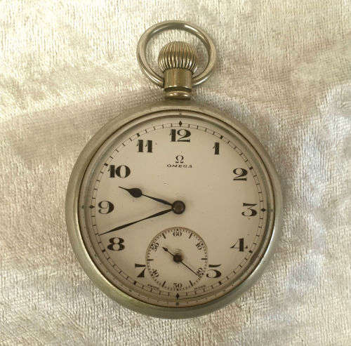 Vintage OMEGA Pocket watch Swiss made -NOT Running 51mm diameter