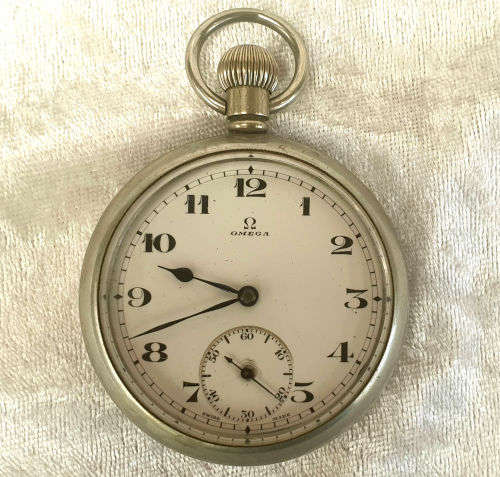 Vintage OMEGA Pocket watch Swiss made -NOT Running 51mm diameter