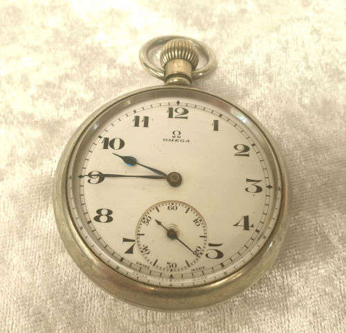 Vintage OMEGA Pocket watch Swiss made -NOT Running 51mm diameter