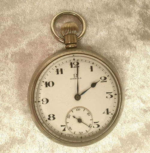 Vintage OMEGA Pocket watch Swiss made -NOT Running 51mm diameter