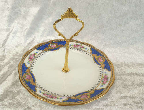 Vintage Royal Albert Crown China Cake plate converted into a sweet tray 175mm