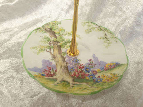Vintage Royal Albert "Greenwood tree" Saucer converted into a sweet tray 115mm