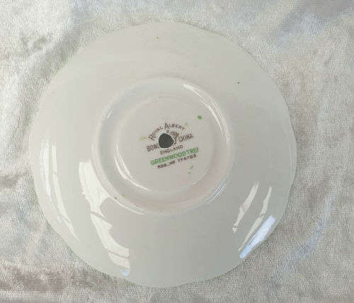 Vintage Royal Albert "Greenwood tree" Saucer converted into a sweet tray 115mm