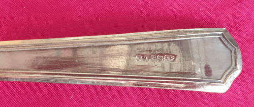 Antique J.T & S John Thompson & Sons 7 pc Spoonset boxed -Silversmits between 1860-1916 london