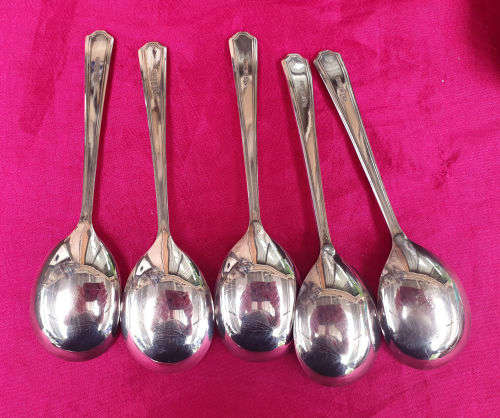 Antique J.T & S John Thompson & Sons 7 pc Spoonset boxed -Silversmits between 1860-1916 london