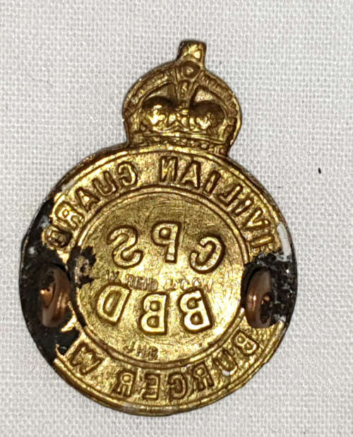 SA Army - WW2 Civilian Guard badge - Burgerwag