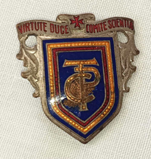 Virtute Duce Comite Scientia Badge- Cant find this one on google