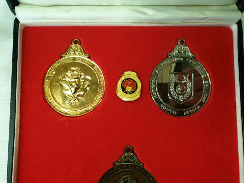 1983 Medal set National Association for Blind Bowlers to commemmorate 20 years 1963-1983