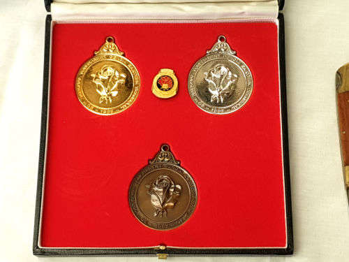 1983 Medal set National Association for Blind Bowlers to commemmorate 20 years 1963-1983