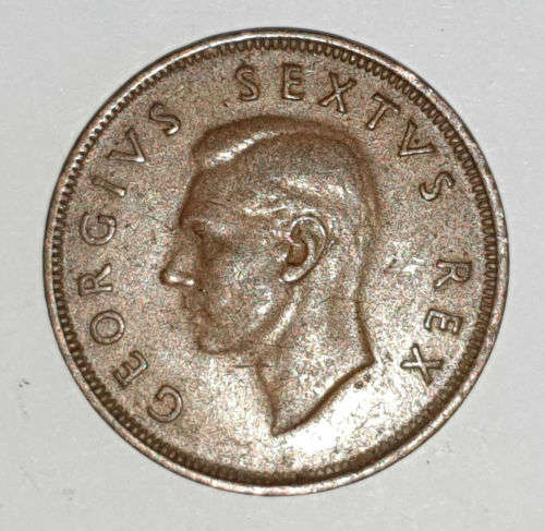 1950 - 1 PENNY - (1D) - UNION OF SOUTH AFRICA -George VI SOUTH AFRICA - SUID AFRIKA