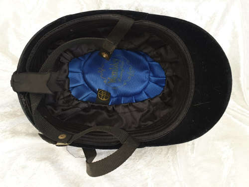 Wembley Horse Riding Helmet - Velvet finish -59cm, 7 1/4 inch Great condition
