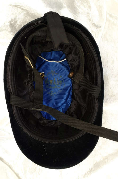 Wembley Horse Riding Helmet - Velvet finish -59cm, 7 1/4 inch Great condition