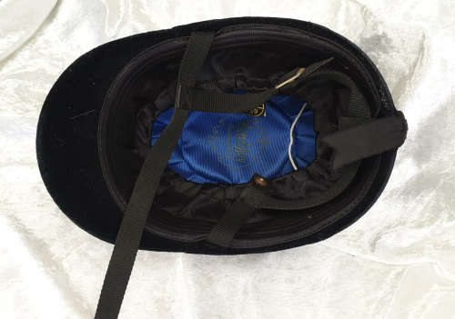Wembley Horse Riding Helmet - Velvet finish -59cm, 7 1/4 inch Great condition