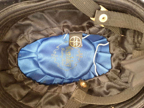 Wembley Horse Riding Helmet - Velvet finish -59cm, 7 1/4 inch Great condition