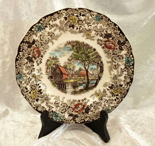 Vintage Genuine Handengraving MILLSTREAM Plate 180mm by Jhonson Bros england (5 available)